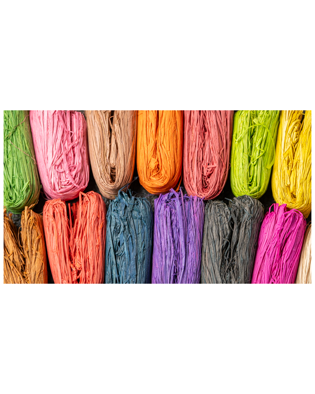 Kit 15 pelotes Raphia 50grs