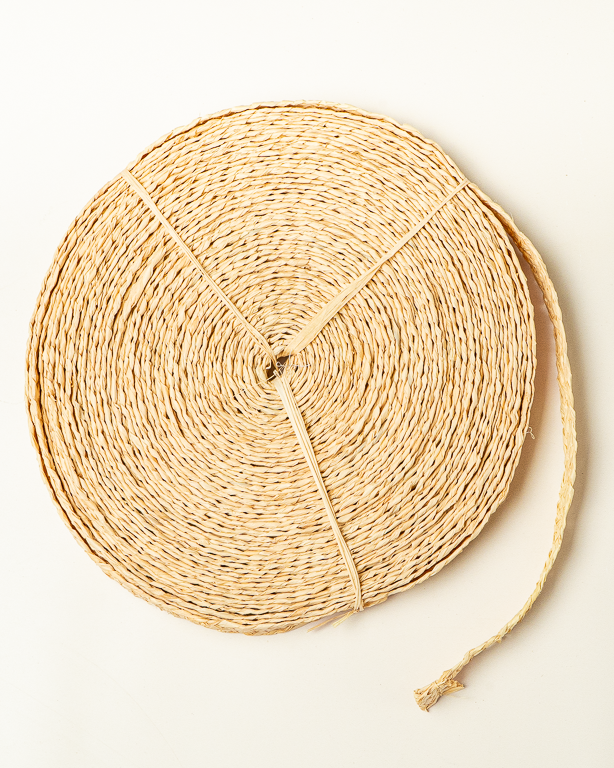 Flat Raffia braid for handcraft