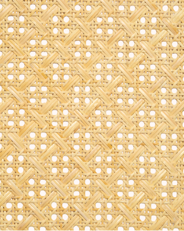 1/2 Mesh Cane Webbing Crossed Natural