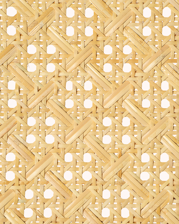 Cannage Français Rotin 1/2 Maille  Naturel Croisé 1°Choix 