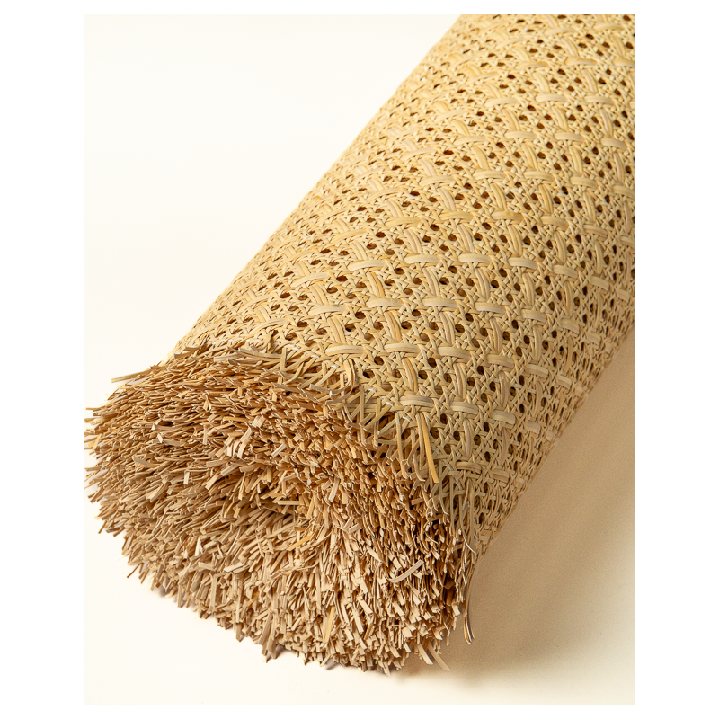 1/2 Mesh Cane Webbing Crossed Natural