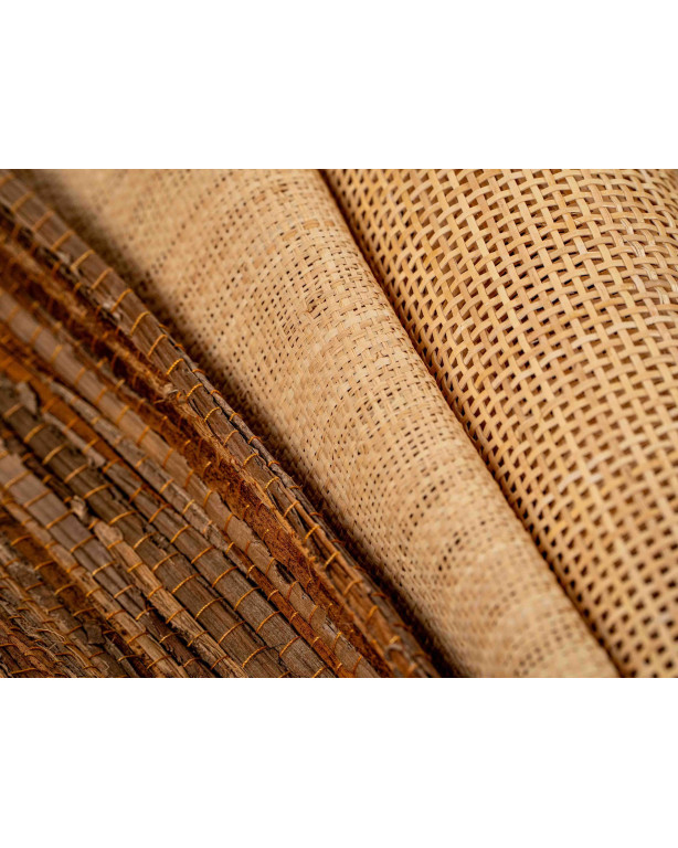 Square Mesh Open  Rattan cane Webbing 2x2.2mm Natural 