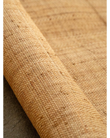 Amber and Natural fine Raffia weaving