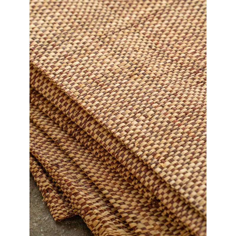 Natural & Coco fine Raffia weaving