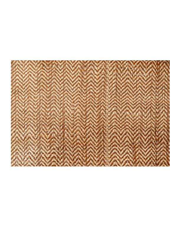 Herringbone Fine Raffia Weaving- Natural & Mahogany color for decorat