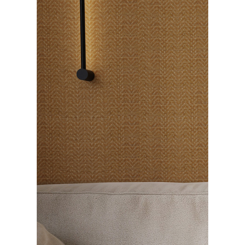 Natural and Rattan color Herringbone Fine Raffia Weaving