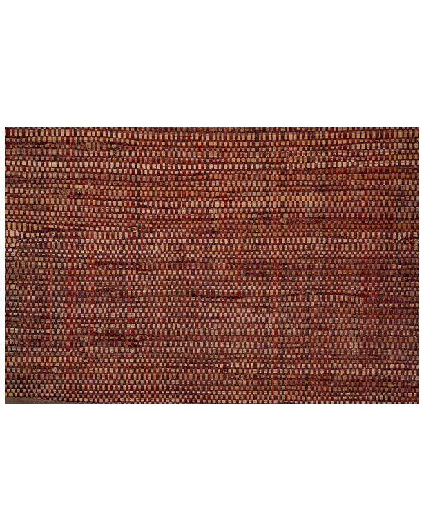 Tissage  Langarana Raphia et Banane Bordeaux -90cm