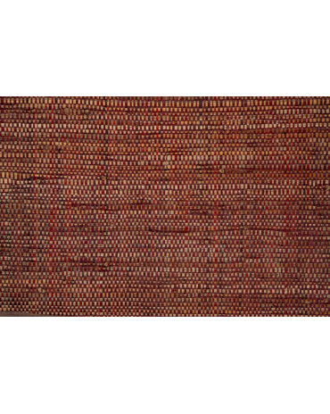 Tissage  Langarana Raphia et Banane Bordeaux -90cm