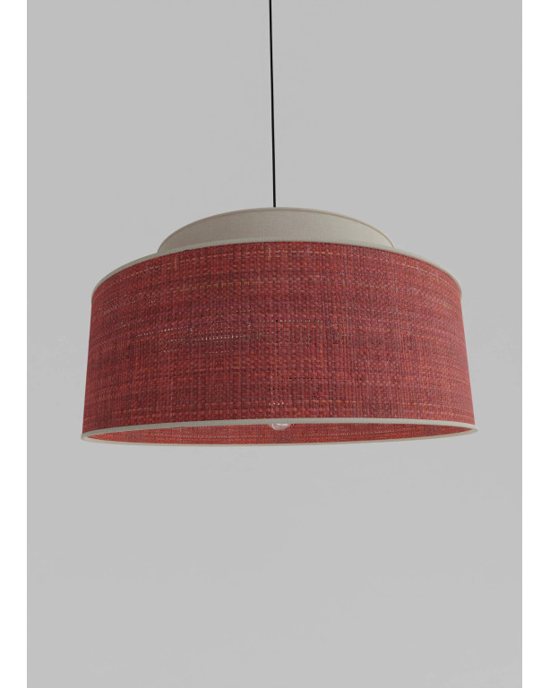 Plain sandalwood Fine Raffia Weaving